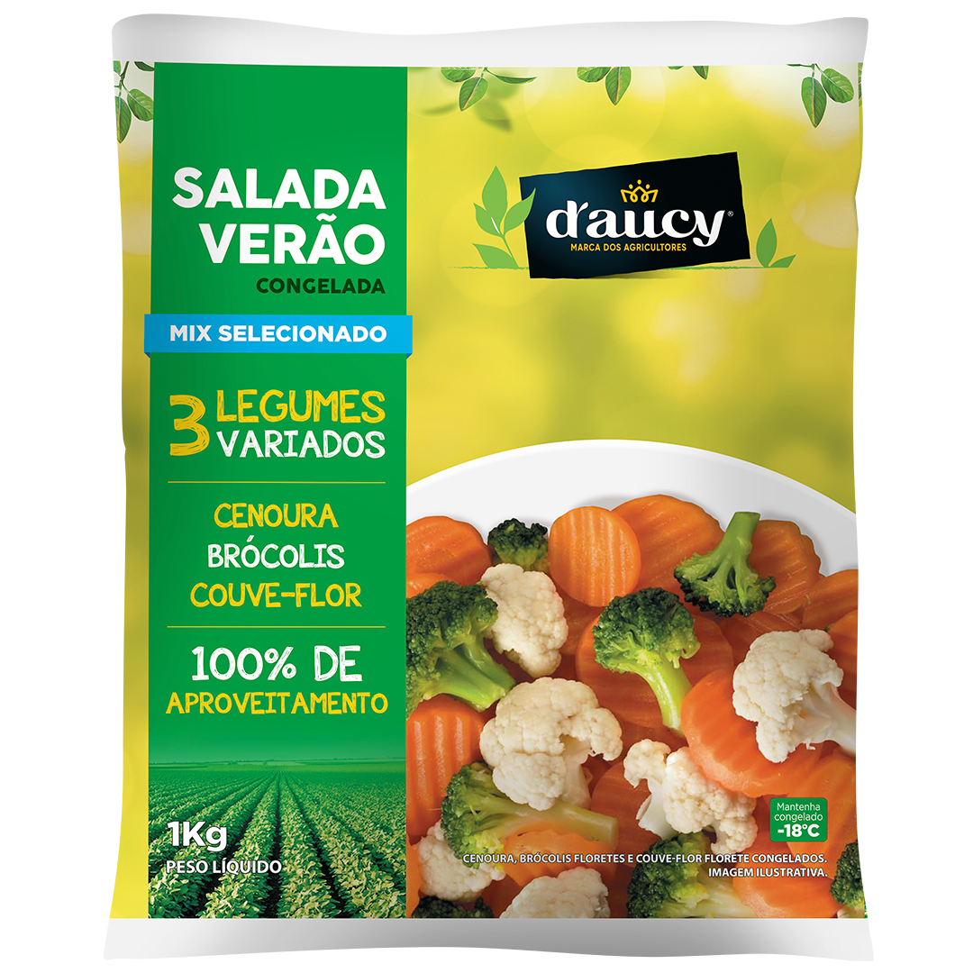 Salada Verão Cong 1kg - Daucy